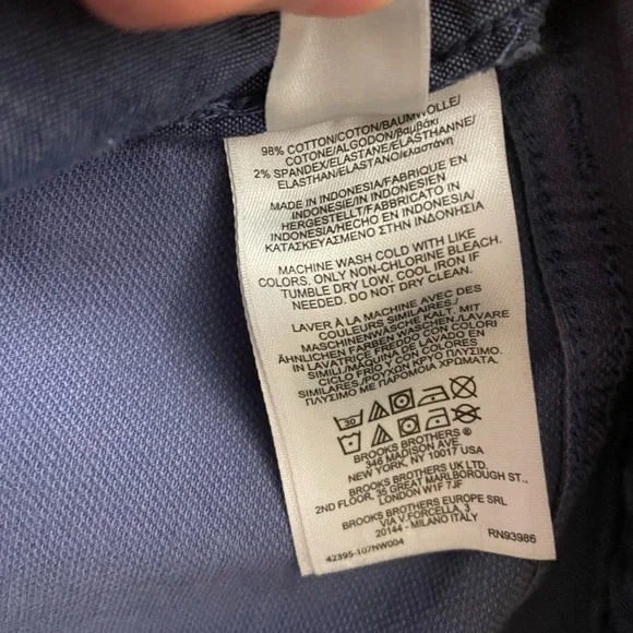 Brooks Brothers Red Fleece Denim pants Size 32”x29” Slim Straight - Picture 13 of 14